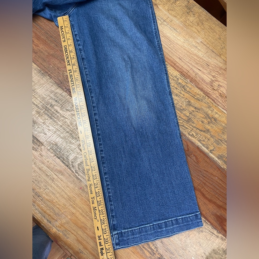 Old Navy size 16 extra high rise wide leg Jean denim - Picture 5 of 11